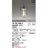 オーデリック　OP252409LD(ランプ別梱)　ペンダントライト 非調光 LEDランプ 電球色 簡易防雨型 チャコールグレー