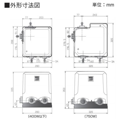 画像4: 荏原製作所　25HPE0.25S　HPE型 浅井戸用インバータポンプ 250W 単相100V 50/60Hz ♪