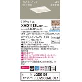 パナソニック　XAD1113LCE1(ランプ別梱)　ダウンライト 天井埋込型 LED(電球色) 美ルック 高気密SB形 拡散マイルド配光 埋込穴□100 ホワイト