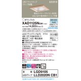 パナソニック　XAD1125NCB1(ランプ別梱)　ダウンライト 天井埋込型 LED(昼白色) 高気密SB形 集光24度 調光(ライコン別売) 埋込穴□100 白木枠