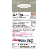 パナソニック　XAD1231LCE1(ランプ別梱)　ダウンライト 天井埋込型 LED(電球色) 美ルック 高気密SB形 集光24度 埋込穴φ150 ホワイト