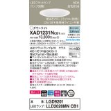 パナソニック　XAD1231NCB1(ランプ別梱)　ダウンライト 天井埋込型 LED(昼白色) 美ルック 高気密SB形 集光24度 調光(ライコン別売) 埋込穴φ150 ホワイト