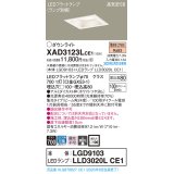 パナソニック　XAD3123LCE1(ランプ別梱)　ダウンライト 天井埋込型 LED(電球色) 高気密SB形 集光24度 埋込穴□100 ホワイト