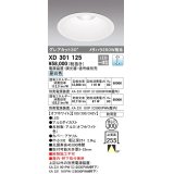 オーデリック　XD301125　ダウンライト 埋込穴φ300 電源装置・調光器・信号線別売 LED一体型 昼白色 高天井用 防雨型 オフホワイト