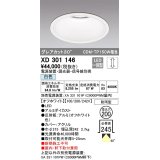 オーデリック　XD301146　ダウンライト 埋込穴φ200 電源装置・調光器・信号線別売 LED一体型 白色 高天井用 防雨型 オフホワイト