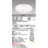 オーデリック　XD301147　ダウンライト 埋込穴φ200 電源装置・調光器・信号線別売 LED一体型 温白色 高天井用 防雨型 オフホワイト