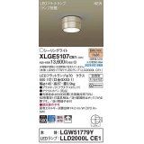 パナソニック　XLGE5107CE1(ランプ別梱)　シーリングライト LED(電球色) 拡散 LEDフラットランプ交換型 防雨型 プラチナメタリック