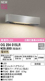 オーデリック　OG254015LR　エクステリア 表札灯 LED一体型 電球色 防雨型