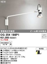 オーデリック　OG254198P1　エクステリア スポットライト ランプ別売 LEDランプ 防雨型 オフホワイト