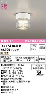 オーデリック　OG264046LR(ランプ別梱)　エクステリア ポーチライト 非調光 LEDランプ 電球色 防雨・防湿型 オフホワイト