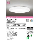 オーデリック　OL251217R1　シーリングライト 14畳 調光 調色 リモコン付属 LED一体型 電球色〜昼光色