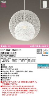 オーデリック　OP252859BR　ペンダントライト 調光 調色 Bluetooth コントローラー別売 LED一体型 電球色〜昼光色 フレンジタイプ 白色