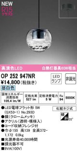 オーデリック　OP252947NR(ランプ別梱)　ペンダントライト 非調光 LEDランプ 昼白色 フレンジタイプ