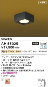 コイズミ照明 AH55025 和風照明 シーリング 非調光 LED 電球色 竹