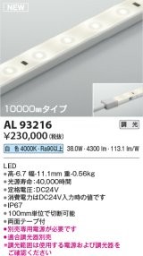 コイズミ照明 AL93216 間接照明器具 テープライト 調光 調光器別売 LED一体型 白色 10000mmタイプ