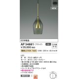 コイズミ照明 AP54881 ペンダント 非調光 LED一体型 電球色 フランジタイプ 金色メッキ