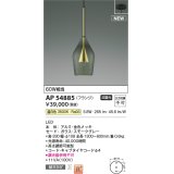 コイズミ照明 AP54885 ペンダント 非調光 LED一体型 温白色 フランジタイプ 金色メッキ