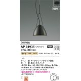 コイズミ照明 AP54935 ペンダント 非調光 LED一体型 電球色 フランジタイプ 黒ニッケルメッキ