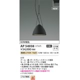 コイズミ照明 AP54938 ペンダント 非調光 LED一体型 電球色 プラグタイプ サテンブラック