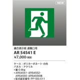 コイズミ照明 AR54541E 非常用照明器具 誘導灯 パネルのみ 適合表示板 避難口用 本体別売 AR54551・AR54552・AR54555・AR54556用