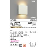 コイズミ照明 AU54599 ブラケット 非調光 LED一体型 電球色 上下面照射 防雨型 サテンホワイト