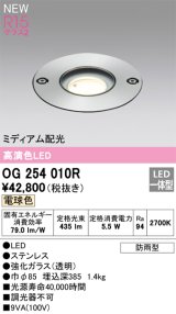 オーデリック OG254010R エクステリア グランドアップライト LED一体型 電球色 高演色LED ミディアム配光 防雨型