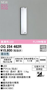 オーデリック OG254462R エクステリア ポーチライト LED一体型 昼白色 高演色LED 防雨型