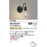 コイズミ照明　AB50329　ブラケットライト LEDランプ交換可能型 非調光 電球色 40W相当 ブラック