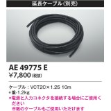 コイズミ照明　AE49775E　部品 リニアライトフレックスオプションパーツ 延長ケーブル 10ｍ