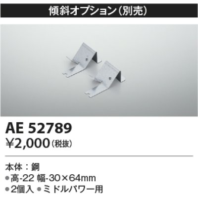 画像1: コイズミ照明　AE52789　別売取付金具 傾斜オプション 2個入