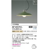 コイズミ照明　AP45570L　ペンダント フランジタイプ 白熱球100W相当 LED付 電球色 シダーグリーン