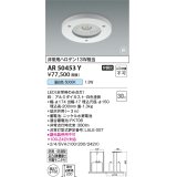 コイズミ照明　AR50453Y　非常用照明器具 埋込穴φ150 非調光 LED一体型 昼白色 防雨・防湿型 ホワイト