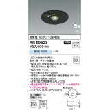 コイズミ照明　AR50623　非常用照明 LED一体型 非調光 昼白色 埋込型 S形 埋込穴φ100 ブラック