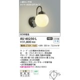 コイズミ照明　AU40250L　ポーチライト 壁 ブラケットライト 人感センサ付 タイマー付ON-OFFタイプ LED付 電球色 防雨型 茶色