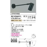 コイズミ照明　AU43665L　アウトドアスポットライト JDR85W相当 中角 調光タイプ LED一体型 電球色 防雨型 ブラック