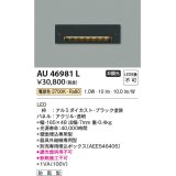 コイズミ照明　AU46981L　フットライト 足元灯 LED一体型 電球色 ブラック 防雨型