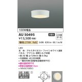 【数量限定特価】コイズミ照明　AU50495　アウトドアライト LED一体型 非調光 電球色 防雨・防湿型 直・壁取付 傾斜天井対応 ホワイト