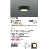 コイズミ照明　AU50497　アウトドアライト LED一体型 非調光 電球色 防雨・防湿型 直・壁取付 傾斜天井対応 ブラック