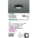 コイズミ照明　AU50498　アウトドアライト LED一体型 非調光 昼白色 防雨・防湿型 直・壁取付 傾斜天井対応 ブラック