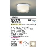 コイズミ照明　AU54098　アウトドアライト 非調光 LEDランプ 温白色 防雨・防湿型 直付・壁付取付 ファインホワイト