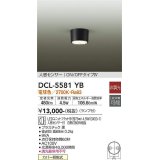 大光電機(DAIKO) DCL-5581 YB シーリング 非調光 LED 電球色 ランプ付 人感センサー ON/OFFタイプIV ブラック