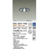 大光電機(DAIKO)　DDL-4251YBG　ダウンライト 埋込穴φ100 調光(調光器別売) 電球色 COBタイプ グレアレス 高気密SB形 黒