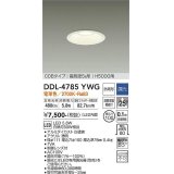 大光電機(DAIKO)　DDL-4785YWG　高天井用ダウンライト LED内蔵 調光(調光器別売) 電球色 COBタイプ 高気密SB形 H5000用 防雨形 埋込穴φ100 ホワイト