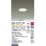 【数量限定特価】大光電機(DAIKO)　DDL-5101YW　ダウンライト LED内蔵 電球色 非調光丸タイプ SB形 防滴形 白熱灯40W相当 φ75