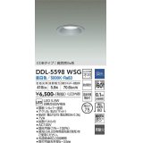 大光電機(DAIKO) DDL-5598 WSG ダウンライト 埋込穴φ75 調光(調光器別売) LED 昼白色 COBタイプ 高気密SB形 防雨形 準耐火 シルバー