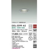 大光電機(DAIKO) DDL-5599 AS ダウンライト 埋込穴φ75 非調光 LED 温白色 COBタイプ 高気密SB形 防雨形 準耐火 シルバー