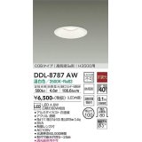 大光電機(DAIKO)　DDL-8787AW　ダウンライト 高天井用 LED内蔵 非調光 温白色 COBタイプ 高気密SB形 H3500用 防雨形 埋込穴φ100 ホワイト