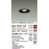 大光電機(DAIKO)　DDL-8787YB　高天井用ダウンライト LED内蔵 非調光 電球色 COBタイプ 高気密SB形 H3500用 防雨形 埋込穴φ100 ブラック