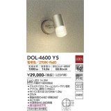 大光電機(DAIKO)　DOL-4600YS　アウトドアライト スポットライト LED内蔵 非調光 電球色 防雨形 ウォームシルバー