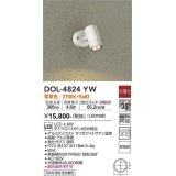 大光電機(DAIKO)　DOL-4824YW　アウトドアライト スポットライト 非調光 LED内蔵 電球色 防雨形 ホワイト